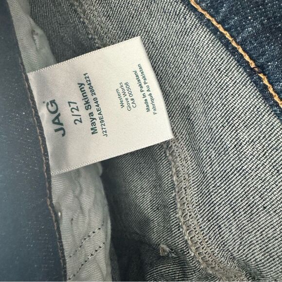 Jag Maya mid rise skinny pulling jeans size 2 - Picture 6 of 8